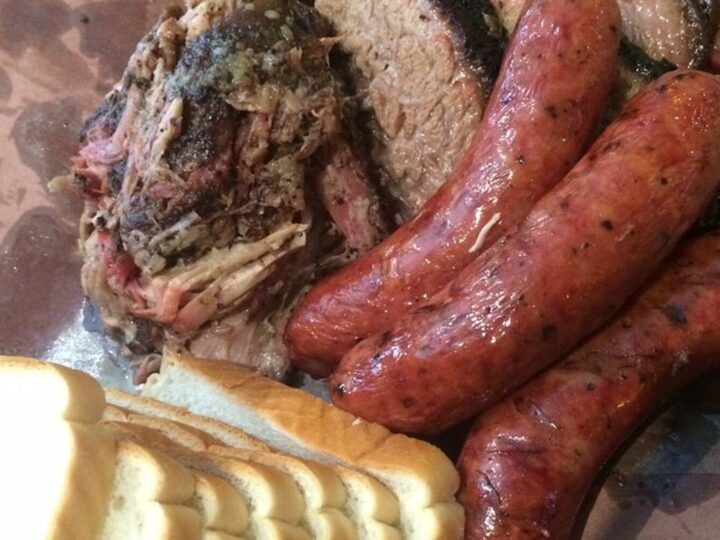Get Your BBQ Fix at Meyers Elgin Smokehouse: Try the Texas Smokehouse Sausage and Mesquite BBQ Sauce